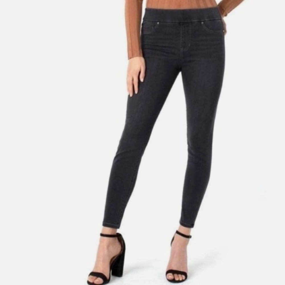 Liverpool NEW Women's 28 The Skinny Dark Gray Meteorite Classic Chic Denim Jeans